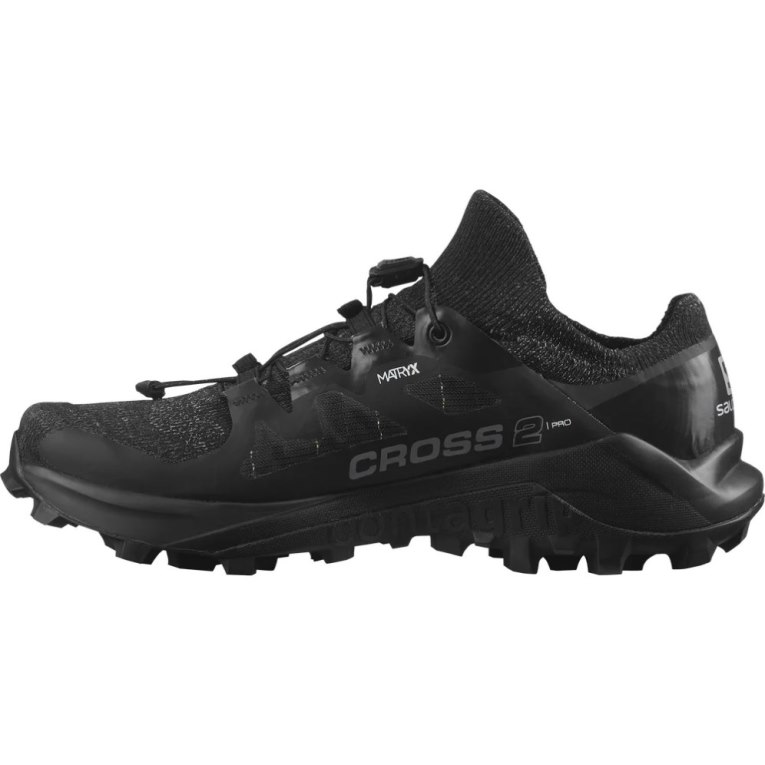 Tenis Para Trail Running Salomon Cross Pro 2 Mujer Negros | MX FYDB983